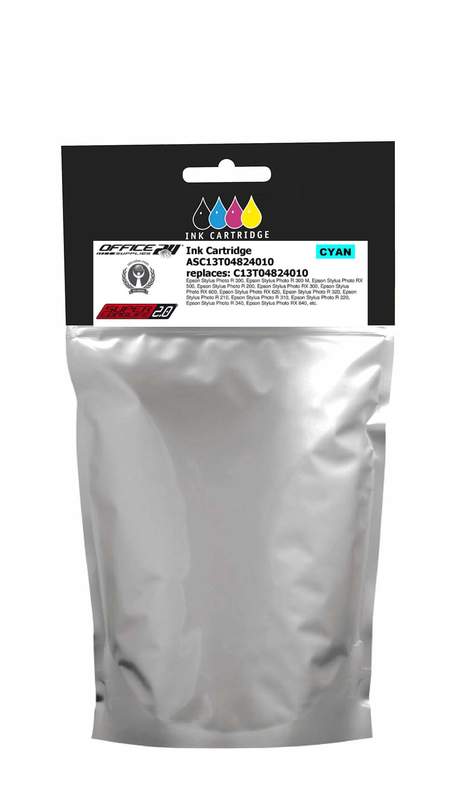 Superlonglife Epson C13T04824010 / T0482 Tinte cyan