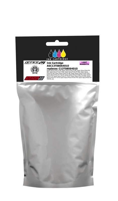 Superlonglife Epson C13T08064010 / T0806 Tinte magenta foto