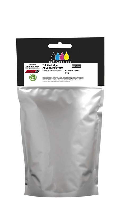 Superlonglife Epson C13T37814010 / 378 / C13T37814020 Tinte schwarz