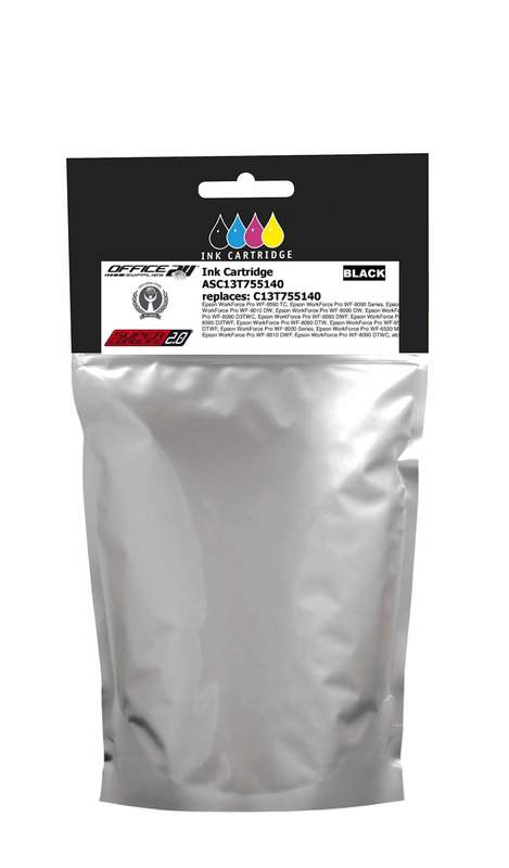 Superlonglife Epson C13T755140 / T7551 Tinte schwarz