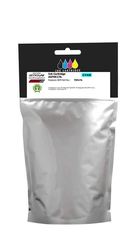 Superlonglife HP F9K17A / 728 Tinte cyan