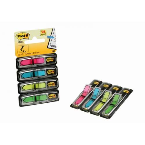 Index 11,9 x 43,2 4 Farben neon POST-IT 684-ARR4 Pfeile