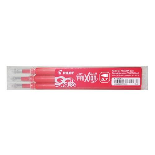 Rollermine Frixion 3 Stück rot PILOT BLS-FR7-R-S3 2261002F