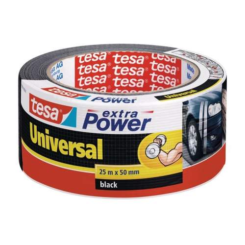 TESA Extra Power Innen & Außen 25m Schwarz Klebeband