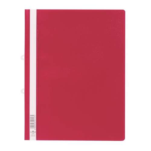 Durable Clear View Folder Präsentations-Mappe PVC Rot