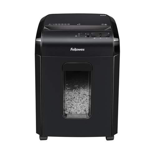 Fellowes Powershred 10M Aktenvernichter Mikrogeschnittene Zerkleinerung Schwarz