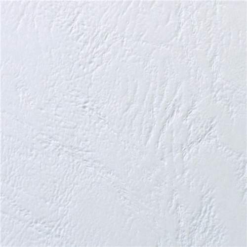 GBC LeatherGrain Umschlagmaterial 250 g/m², weiß (100)