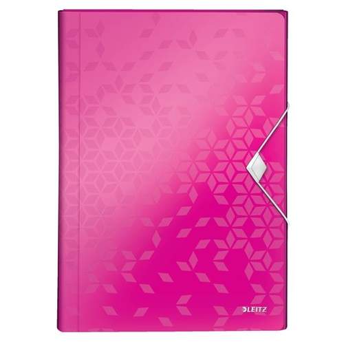 Leitz Projektmappe WOW A4 PP pink metallic