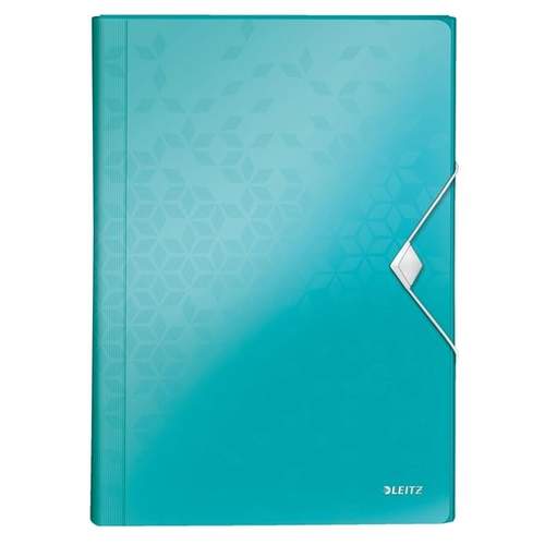 Leitz Projektmappe WOW A4 PP eisblau metallic