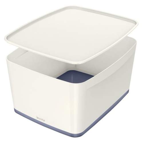 Leitz MyBox Ablageschale Rechteckig Acrylnitril-Butadien-Styrol (ABS) Grau, Weiß
