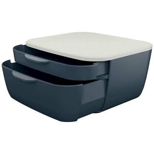 Leitz 53570089 Schreibtischablage Polystyrol (PS) Schwarz, Weiß