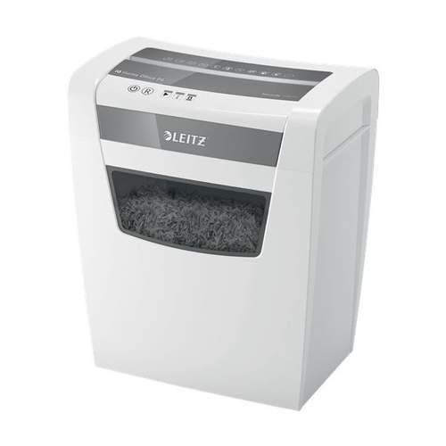 Leitz IQ Home Office P-4 Aktenvernichter Partikelschnitt-Zerkleinerung 22 cm Weiß