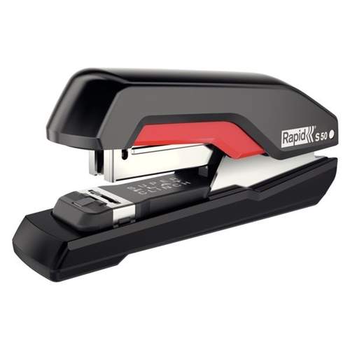 Rapid S50 Flacher Clinch Schwarz, Rot