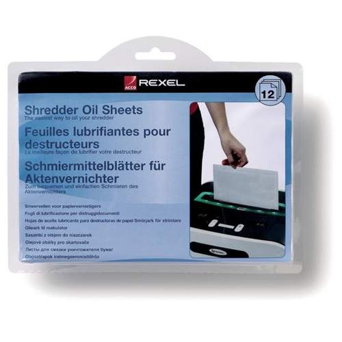Rexel Ölblätter für Aktenvernichter (12)