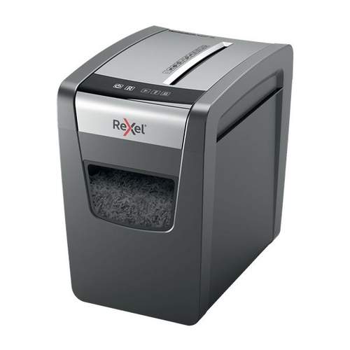 Rexel Momentum X410-SL Aktenvernichter Kreuzschreddern Schwarz, Grau