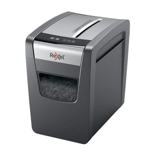 Rexel Momentum X312-SL Aktenvernichter Partikelschnitt-Zerkleinerung Schwarz, Grau
