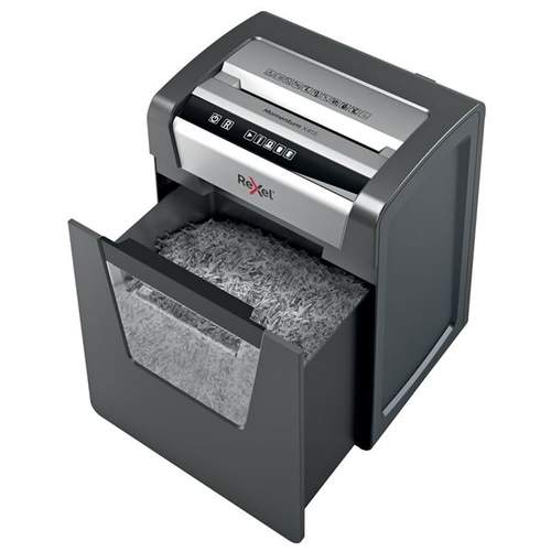Rexel Momentum X415 Aktenvernichter Kreuzschreddern Schwarz, Grau