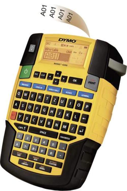 DYMO RHINO 4200 Schwarz, Gelb