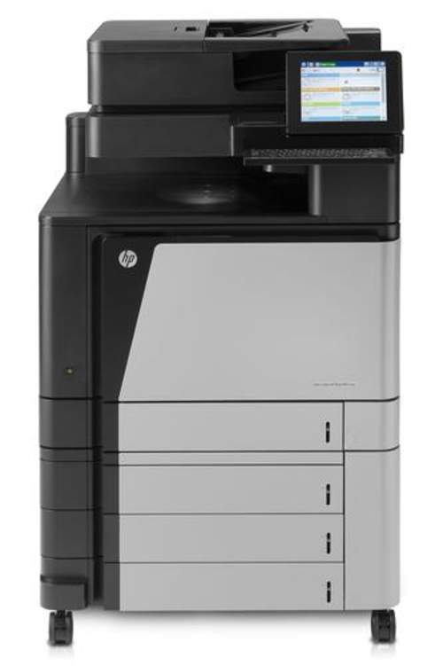 HP Color LaserJet Enterprise Flow M880z Multifunktionsdrucker, Color, Drucker für Drucken, Kopieren, Scannen, Faxen, Automatisch