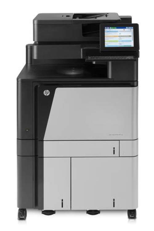 HP Color LaserJet Enterprise Flow M880z+ Multifunktionsdrucker, Drucken, Kopieren, Scannen, Faxen, Automatische Dokumentenzuführ