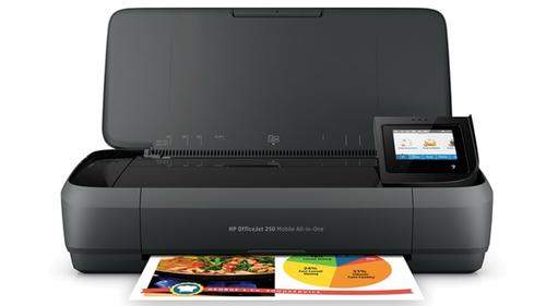 HP OfficeJet 250 Mobiler All-in-One-Drucker, Drucken/Kopieren/Scannen, Automatische Dokumentenzuführung (10 Blatt)