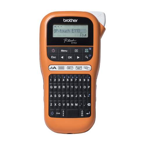 Brother PT-E110VP Etikettendrucker Direkt Wärme Farbe 180 x 180 DPI 20 mm/sek TZe QWERTY