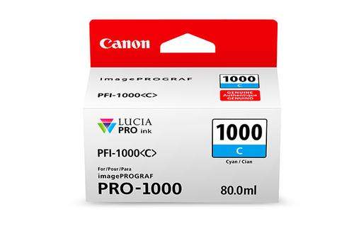 Original Canon 0547C001 / PFI-1000C Tinte cyan