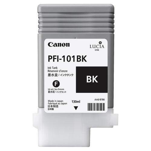 Original Canon 0883B001 / PFI-101BK Tinte schwarz