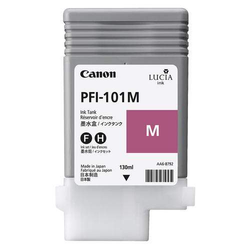Original Canon 0885B001 / PFI-101M Tinte magenta