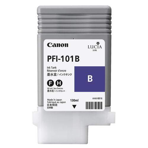 Original Canon 0891B001 / PFI-101B Tinte blau