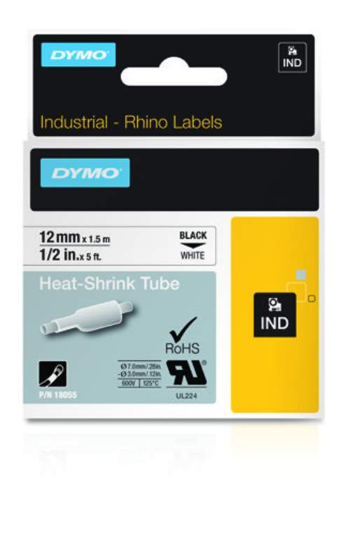 DYMO 12mm RhinoPRO Heat shrink tubes