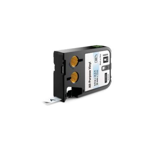 DYMO 1868741 Schwarz auf transparent Label Etikette