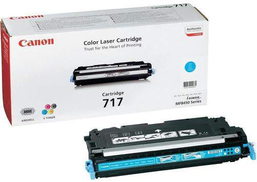 Original Canon 2577B002 / 717C Toner cyan