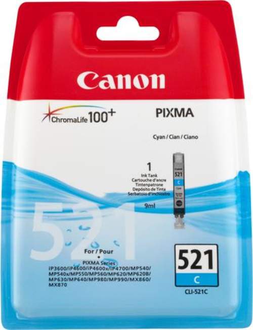 Original Canon 2934B001 / 521C Tinte cyan
