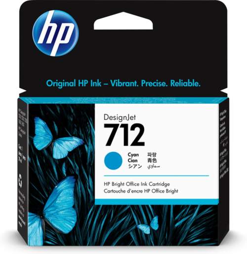 Original HP 3ED67A / 712 Tinte cyan