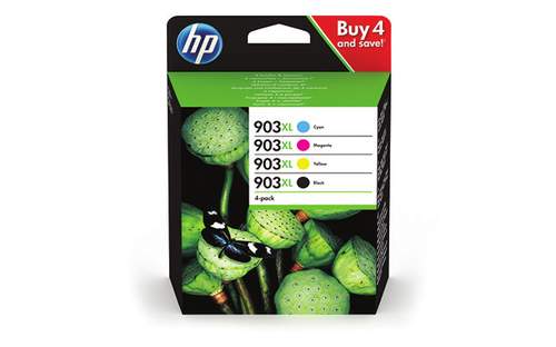 Original HP 3HZ51AE / 903XL Tinte schwarz, cyan, magenta, gelb - 4 Stück