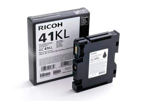 Original Ricoh 405765 / GC-41KL Tinte schwarz