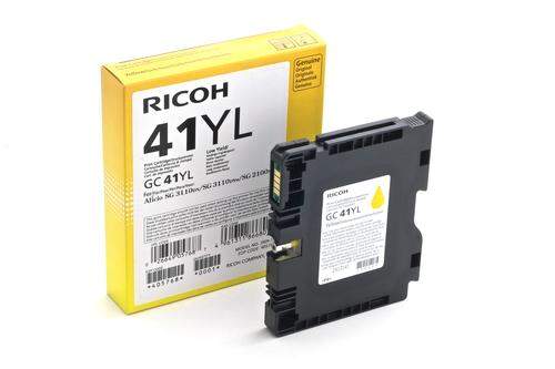 Original Ricoh 405768 / GC-41YL Tinte gelb