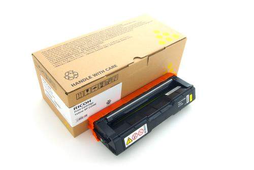 Original Ricoh 406106 / TYPESPC220E Toner Gelb