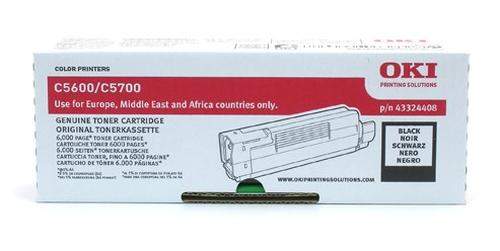 Original OKI 43324408 Toner schwarz