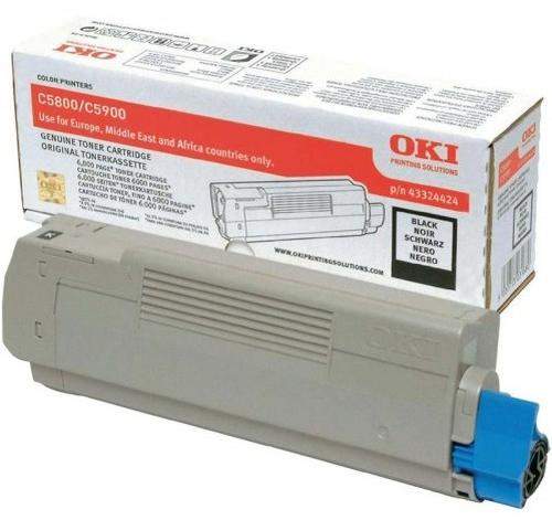 Original OKI 43324424 Toner schwarz
