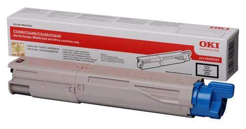 Original OKI 43459332 Toner schwarz