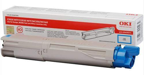 Original OKI 43459371 Toner cyan