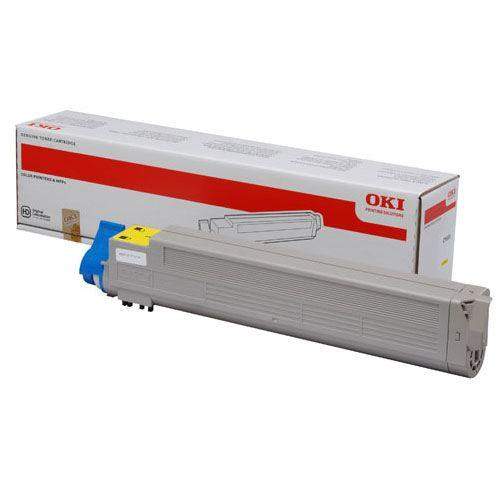 Original OKI 43837129 Toner gelb