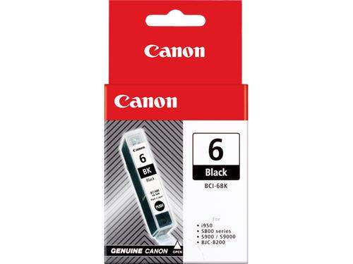 Original Canon 4705A002 / BCI-6BK Tinte schwarz