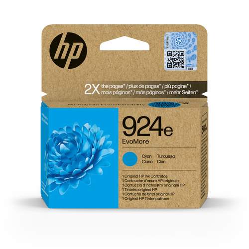 Original HP 4K0U7NE Tinte cyan