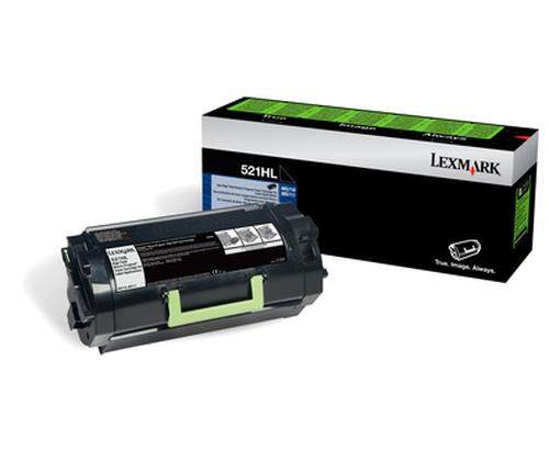 Original Lexmark 52D0HAL / 520HAL Toner schwarz