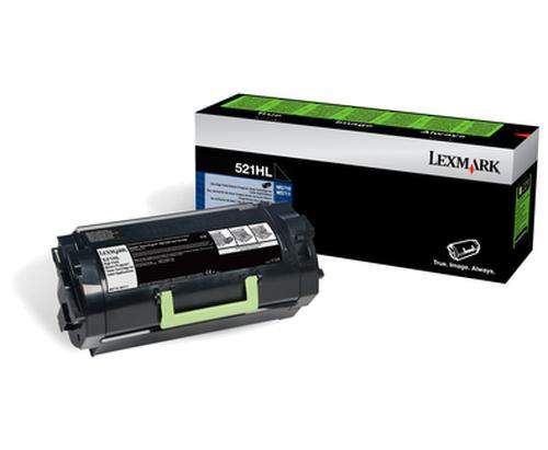 Original Lexmark 52D2H0L / 522HL Toner schwarz