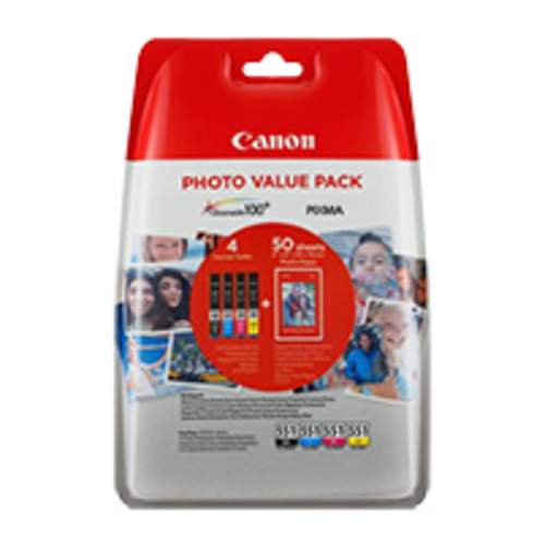 Original Canon 6443B006 / 551XL Tinte schwarz, cyan, magenta, gelb - 4 Stück
