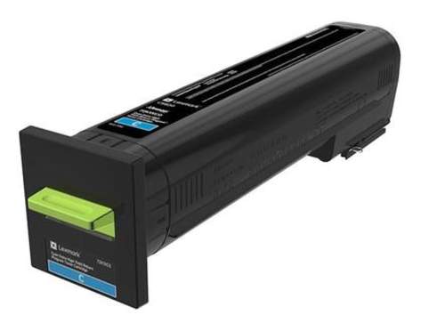 Original Lexmark 72K2XC0 Toner cyan